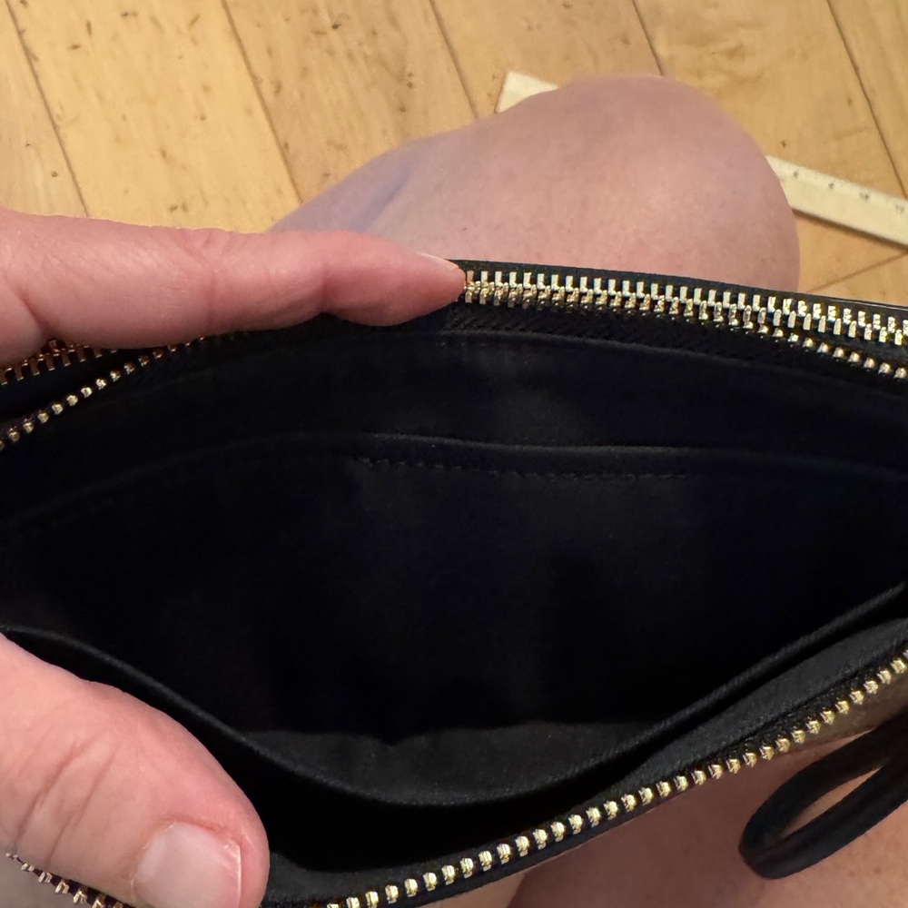 Coach Double Corner Zip Wristlet In Signature Canvas - Picture 4 of 15